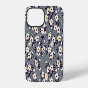 Ditsy Floral: Vintage Grey Background iPhone 12 Case