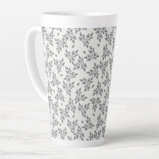 Ditsy Florals in Grey Latte Mug