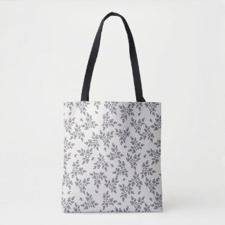 Ditsy Florals in Grey Tote Bag