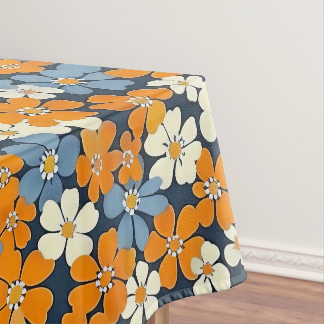 Ditsy Flowers Pattern  Tablecloth (In Situ)