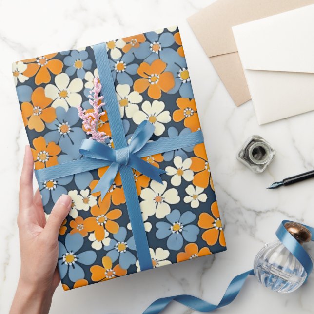 Ditsy Flowers Pattern  Wrapping Paper (Gifting)