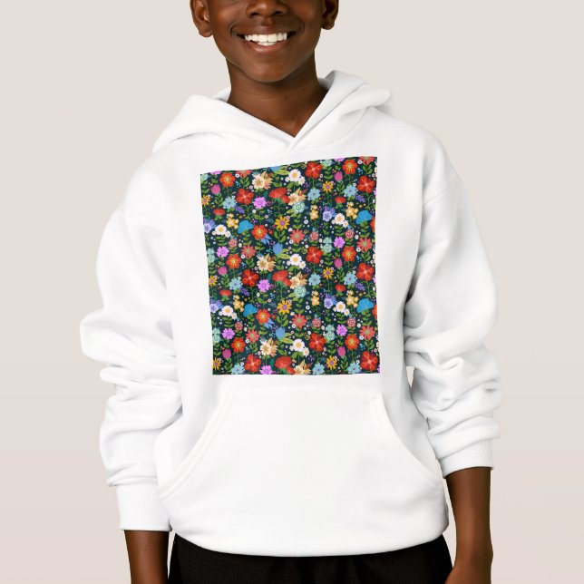 Ditsy seamless Flowers Pattern-13554 (Front)