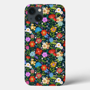 Ditsy seamless Flowers Pattern iPhone 13 Case