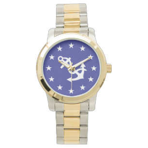 Ditty Bag_White Anchor_Circle of Stars_insignia Watch