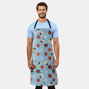 Ditzy Christmas Polkadots Apron