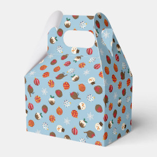 Ditzy Christmas Polkadots Favour Box