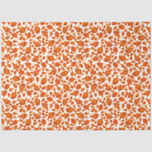 Ditzy Orange Fishes Pattern Custom Tissue Paper