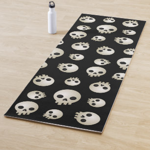 Ditzy Skulls Yoga Mat