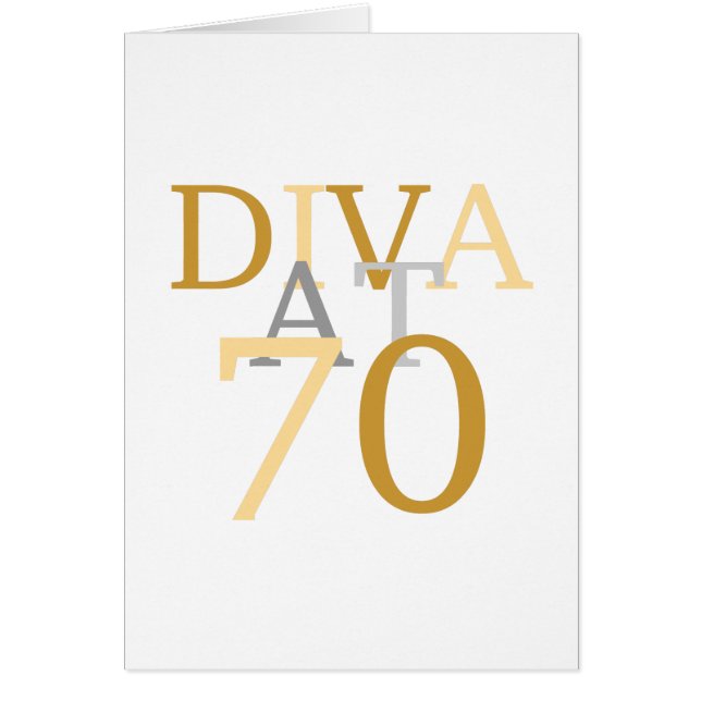 Diva At 70 (Front)