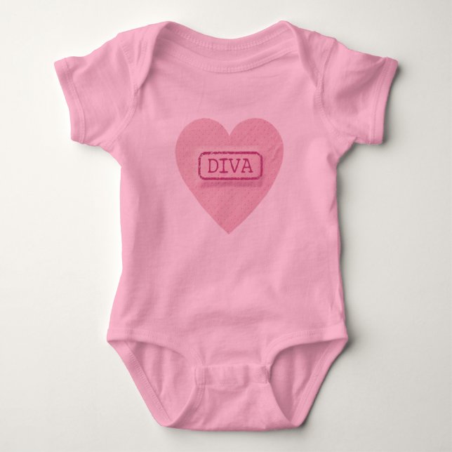 Diva Baby Bodysuit (Front)