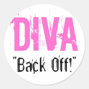 DIVA  -  "Back Off!" Stickers