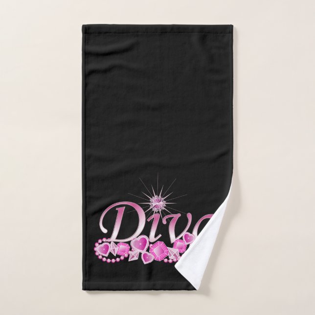 Diva Bling Bath Towel Set (Hand Towel)