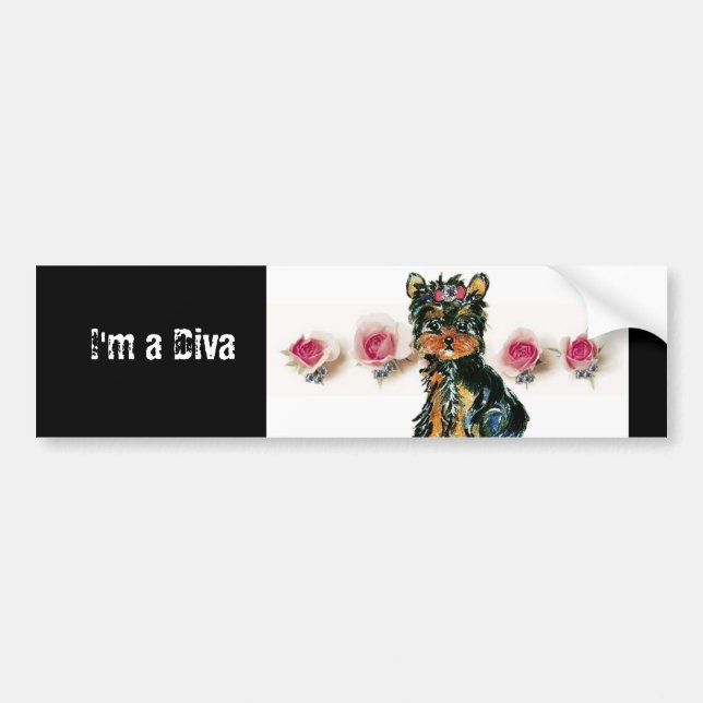 Diva Bumper Sticker (Front)