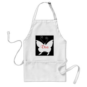 Diva Butterfly I Chef Standard Apron