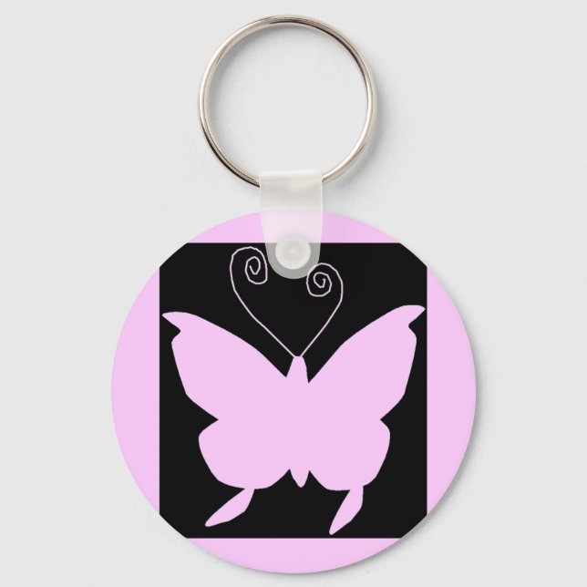Diva Butterfly Key Ring (Front)