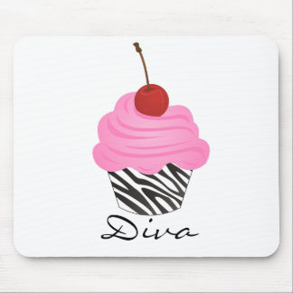 Diva Cupcake Mouse Pad