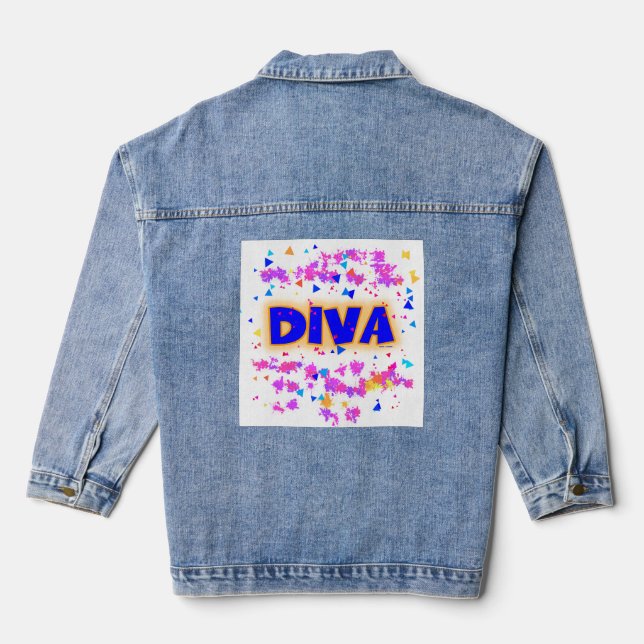 DIVA  DENIM JACKET (Back)