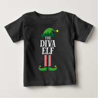 Diva Elf Matching Family Group Christmas Party