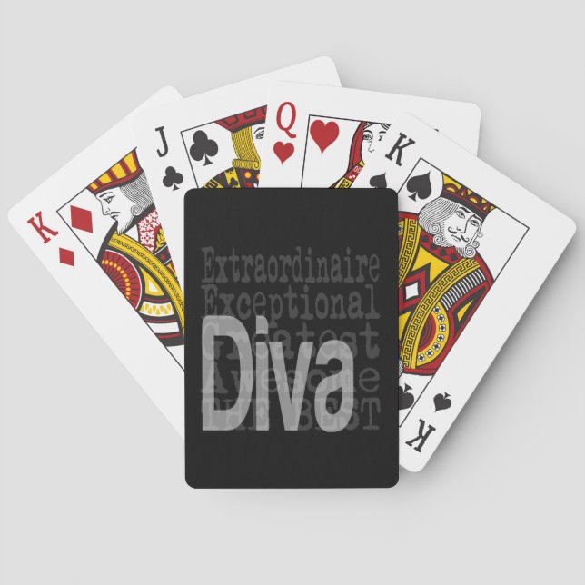 Diva Extraordinaire Playing Cards (Back)