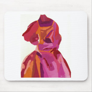 Diva Fashionista Autumn Reds Mouse Pad