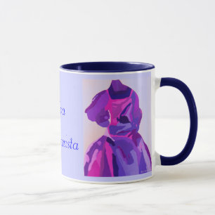 Diva Fashionista In Blue Mug
