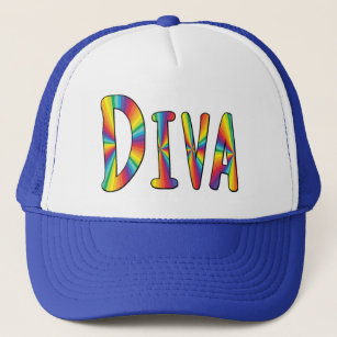 DIVA Gay Pride Fabulous LGBT LGBTQ Pride Trucker Hat