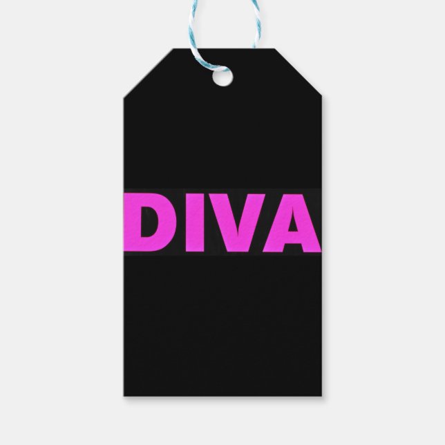 Diva Gift Tag (Front)