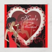 Diva Girls Night Out in a Jewel Heart Red