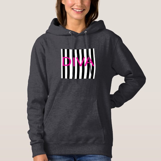 Diva hoodie sweatshirt  (Front)