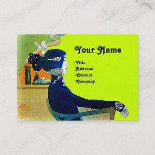 DIVA IN BLUE MONOGRAM Beauty Salon ,Makeup Artist Business Card