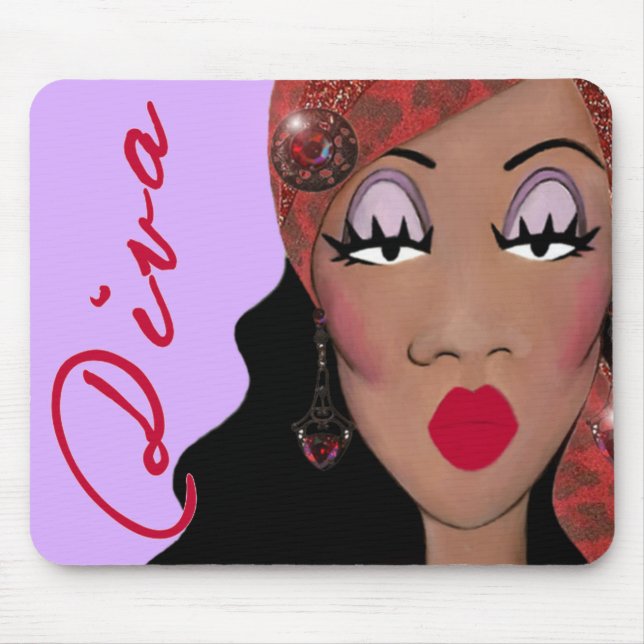 "DIVA is a four letter word..."  Mousepad (Front)