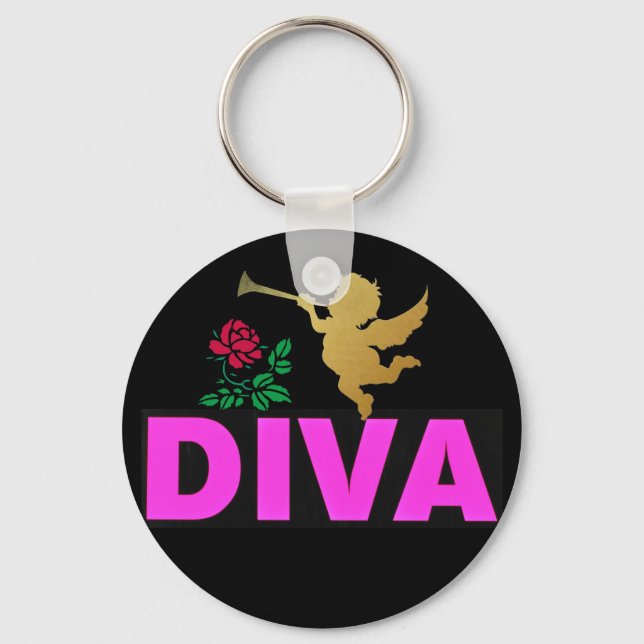 Diva Key Ring (Front)