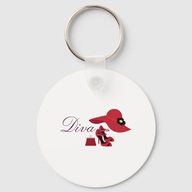 Diva Key Ring (Front)