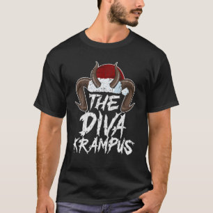Diva Krampus I Family Christmas Pjs Matching Sets T-Shirt