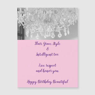 DIVA Life Flair Happy Birthday Magnetic Card
