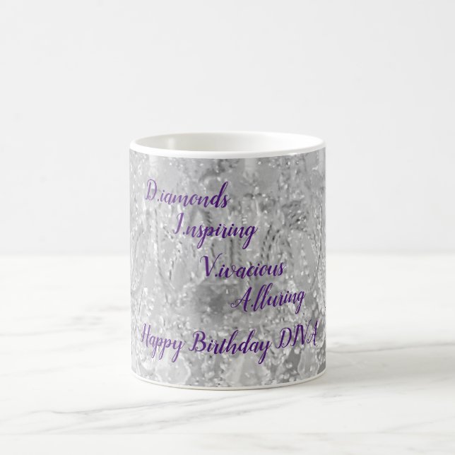 DIVA Life Lights Happy Birthday Classic Mug (Center)