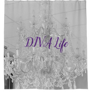 DIVA Life Lights Shower Curtain