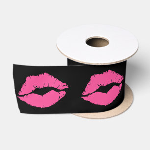 "Diva Lips" Satin Ribbon