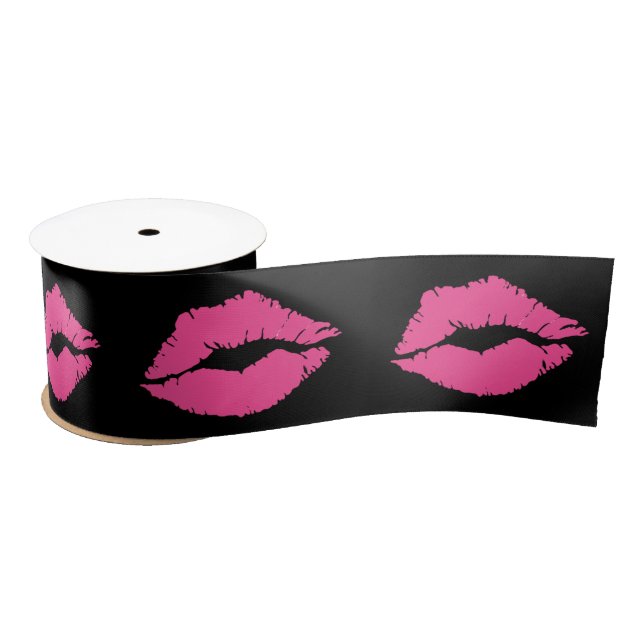 "Diva Lips" Satin Ribbon (Spool)