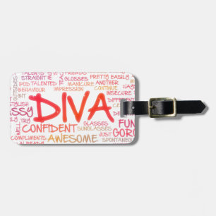 Diva Luggage Tag