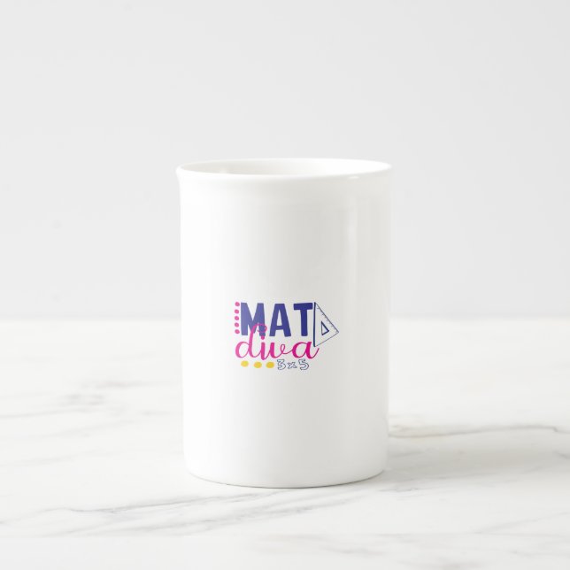 diva mat bone china mug (Front)