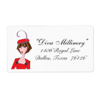 “Diva Millinery”Labels