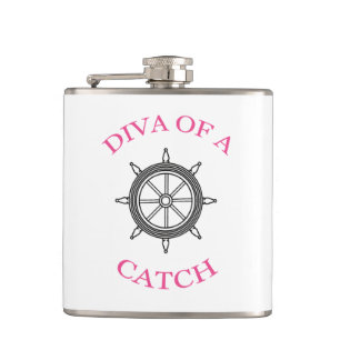“DIVA of a Catch” Hip Flask