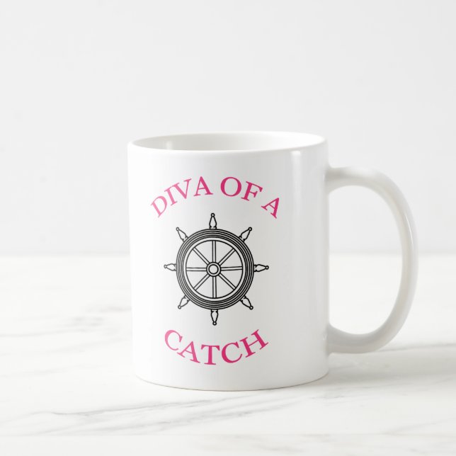 DIVA OF A CATCH mug (Right)