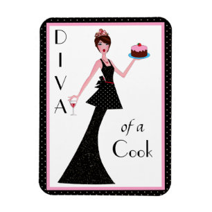 "Diva of a Cook"  Magnet