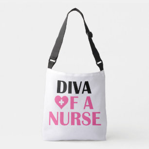 "Diva of a Nurse” Crossbody Bag