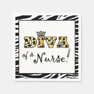 "DIVA of a Nurse!" Napkin