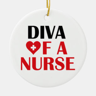 "Diva of a Nurse!" Ornament