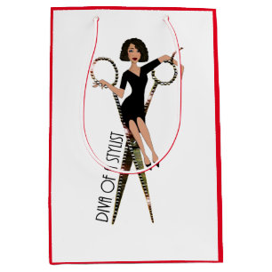 “Diva of a Stylist” Medium Gift Bag