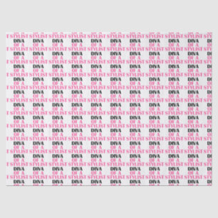 "DIVA OF A STYLIST" TISSUE PAPER